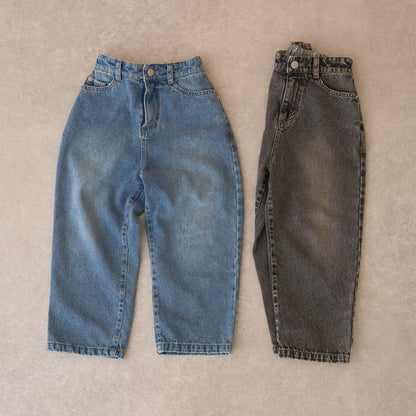 【LOVE DENIM】寬鬆直筒褲