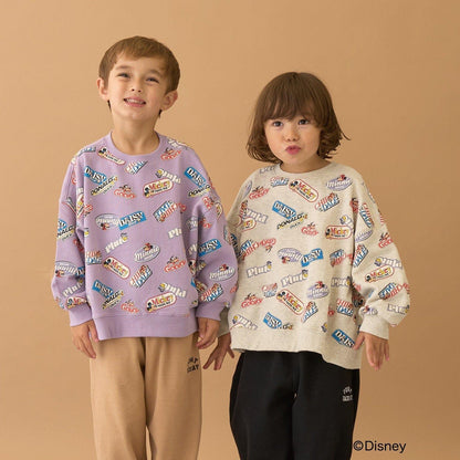 【《迪士尼》】【毛球拜拜內層毛圈】米奇&朋友/全印花衛衣