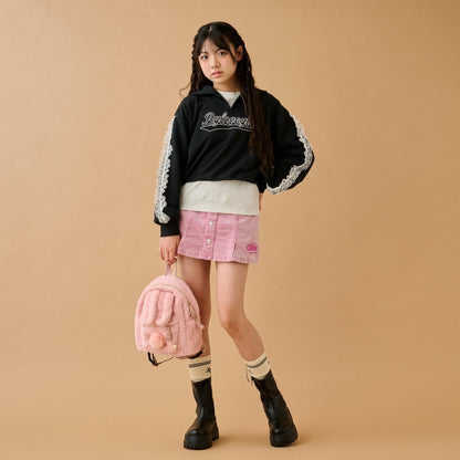 半拉鍊抽繩套頭衫