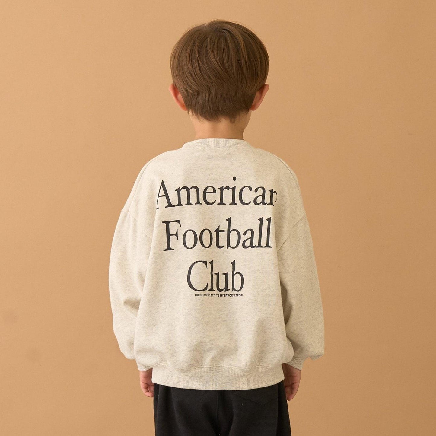 【防起球加絨】運動元素拼接衛衣