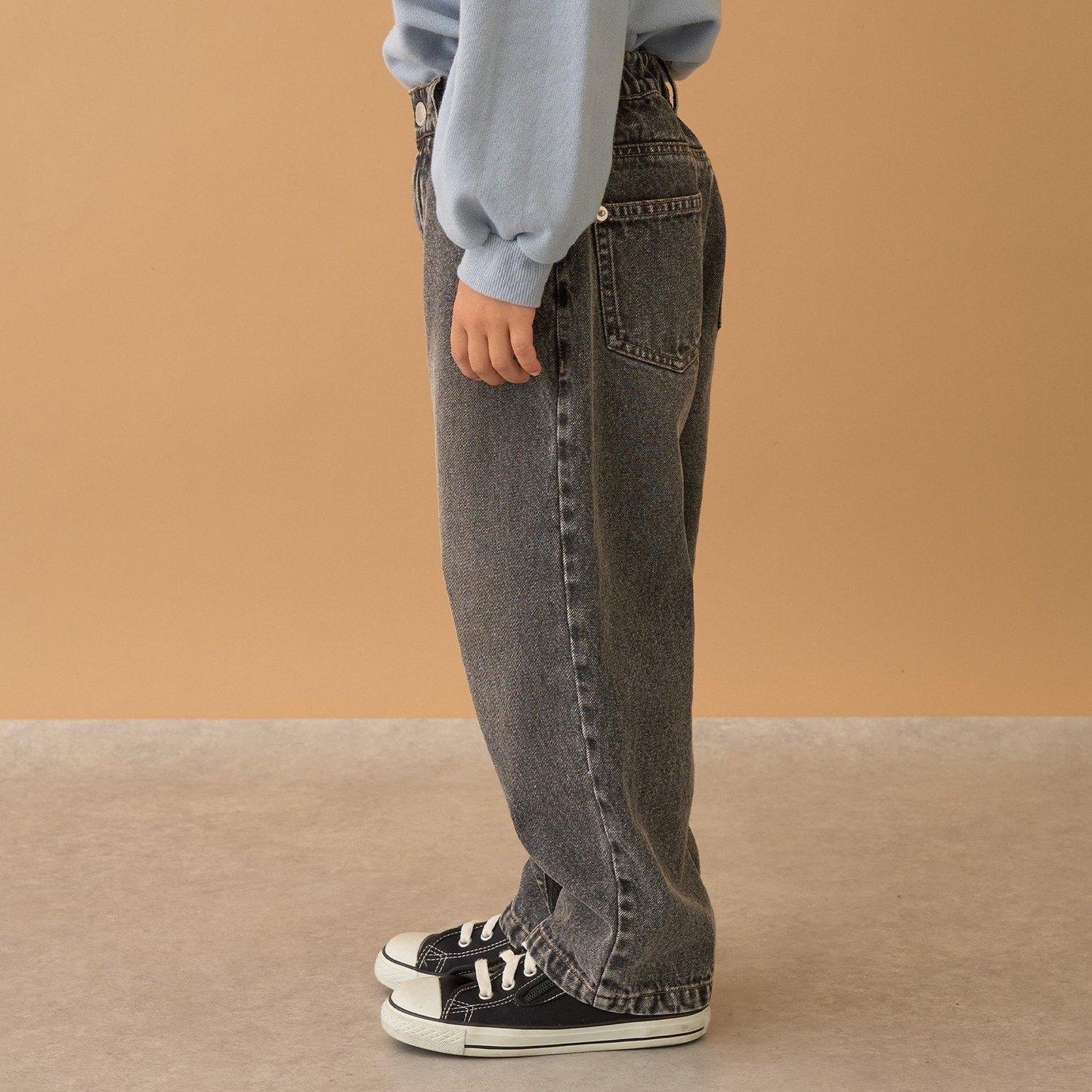 【LOVE DENIM】寬鬆直筒褲