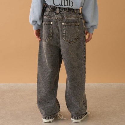 【LOVE DENIM】寬鬆直筒褲