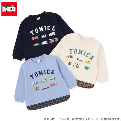 【TOMICA】下襬格紋衛衣