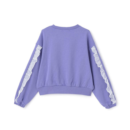 荷葉邊學院風套頭衫