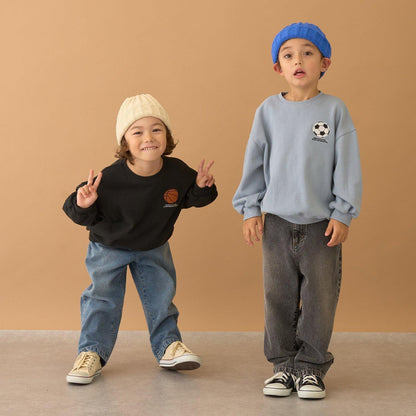 【防起球加絨】運動元素拼接衛衣