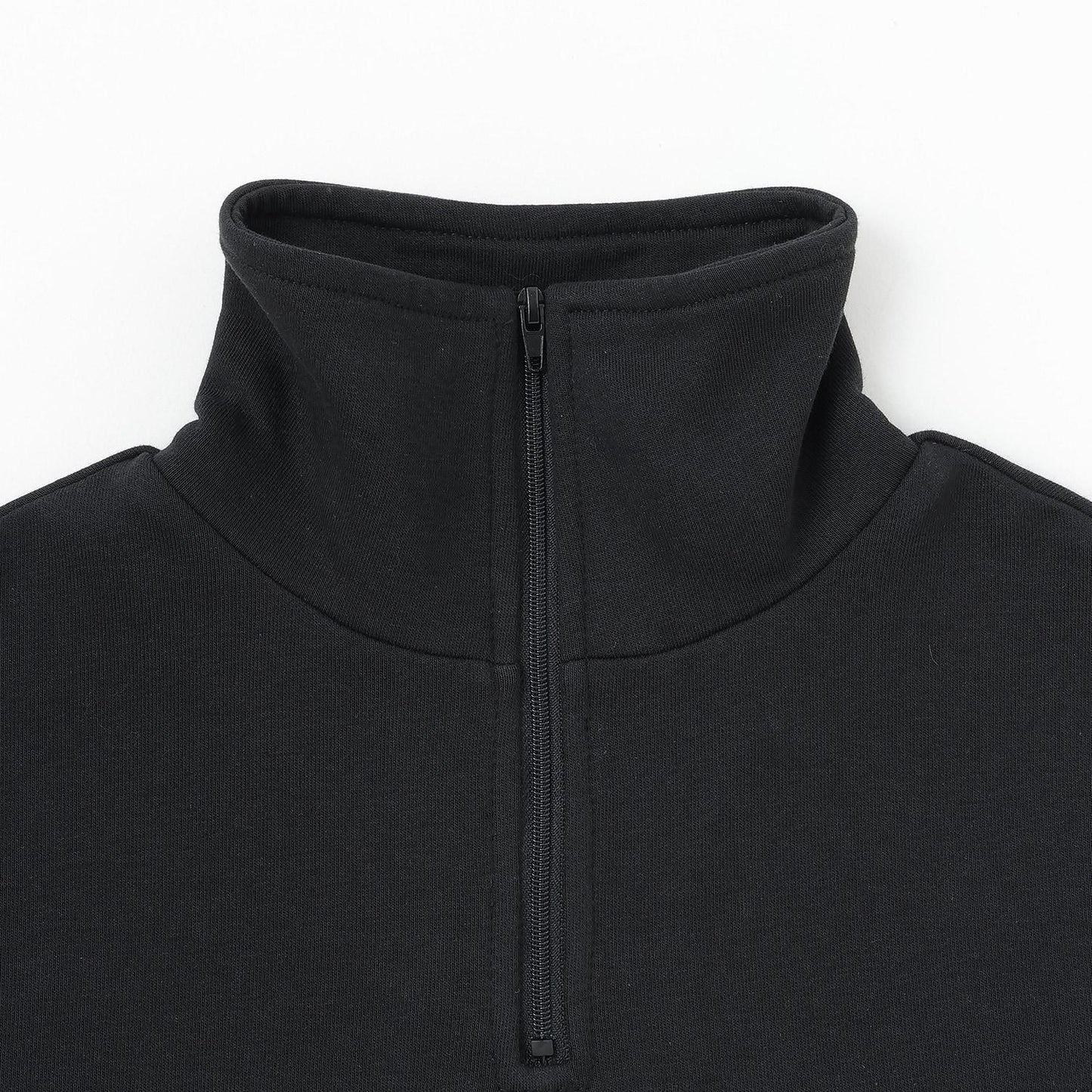 半拉鍊抽繩套頭衫