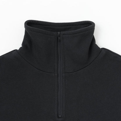 半拉鍊抽繩套頭衫