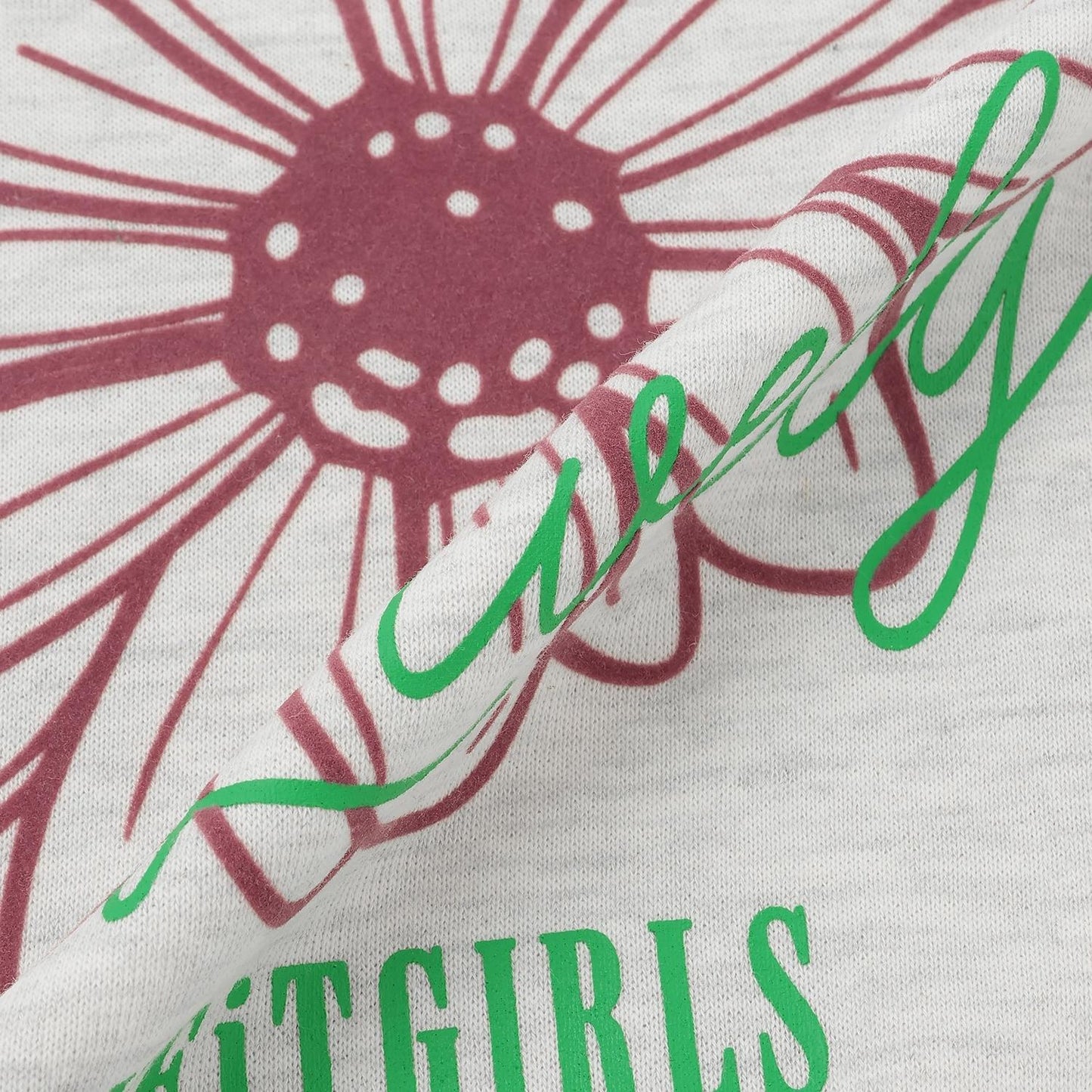 花卉植絨套頭衫