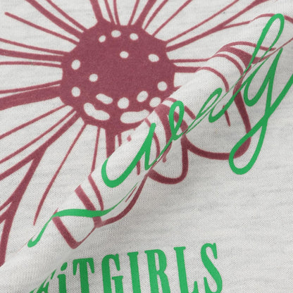 花卉植絨套頭衫