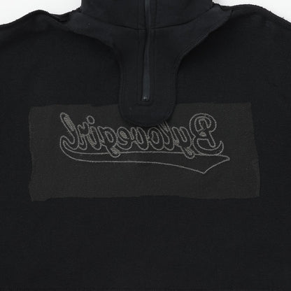 半拉鍊抽繩套頭衫