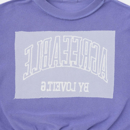 荷葉邊學院風套頭衫