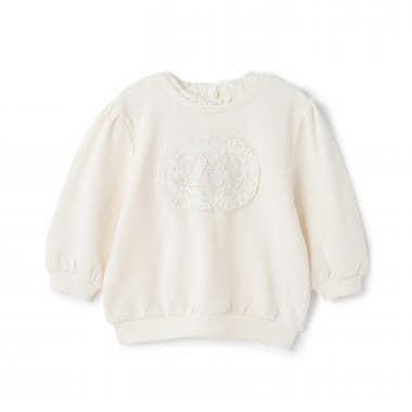 蕾絲標誌衛衣