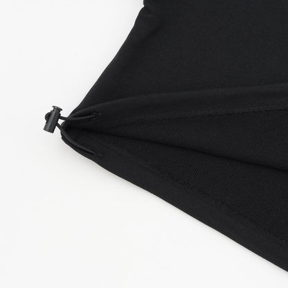 半拉鍊抽繩套頭衫