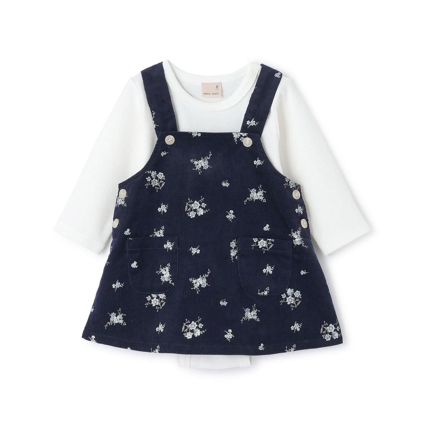 花卉圖案連衣裙套裝