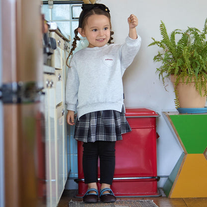 格紋 A字短褲裙（青少年尺碼）