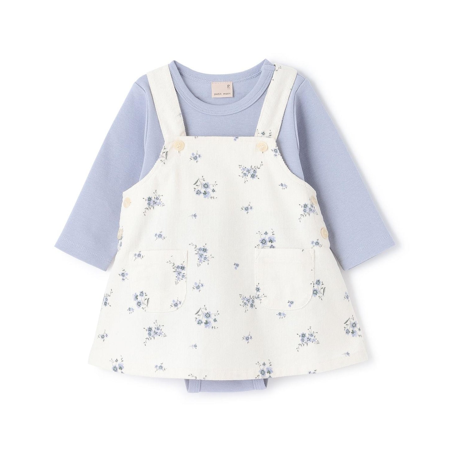 花卉圖案連衣裙套裝