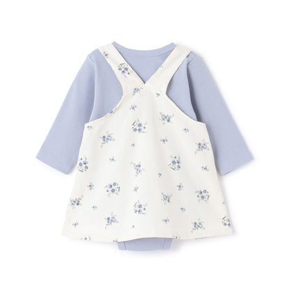 花卉圖案連衣裙套裝