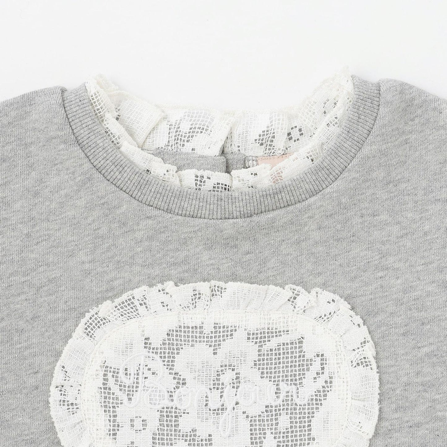 蕾絲標誌衛衣