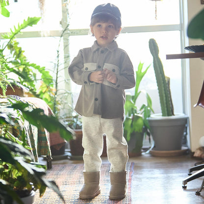 【防汙】柔軟彈力羅紋打底褲