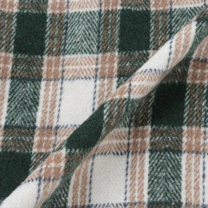 燈芯絨/格紋拼接襯衫