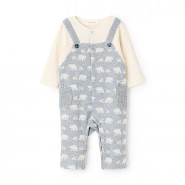 【有機】提花連體衣