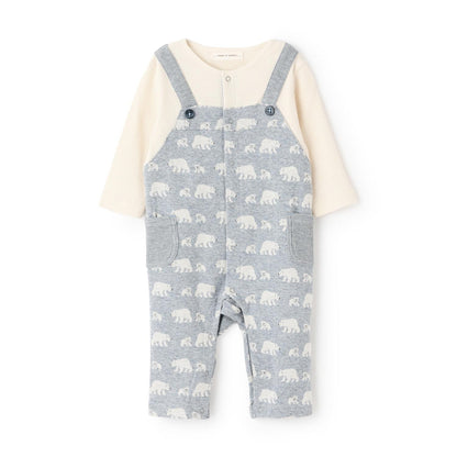 【有機】提花連體衣