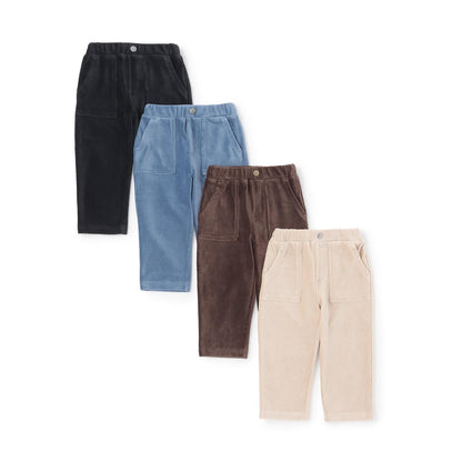 燈芯絨貝克工裝褲