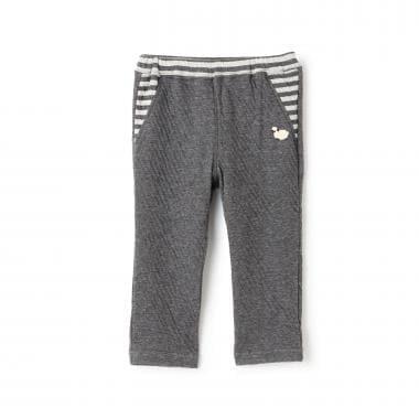 【有機棉】雙層針織長褲