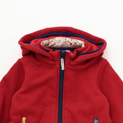 粘合拉鍊連帽衫