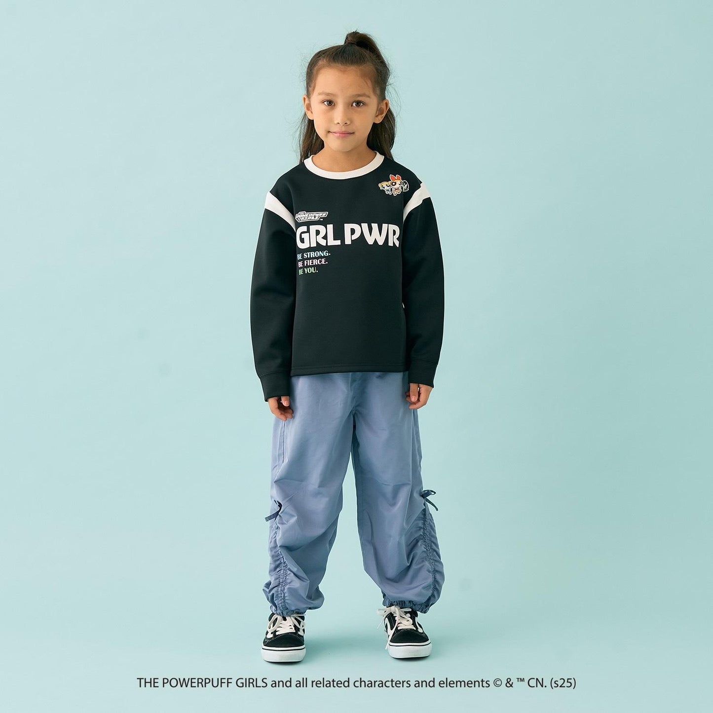 【防汙加工】【飛天小女警】針織圓領衛衣