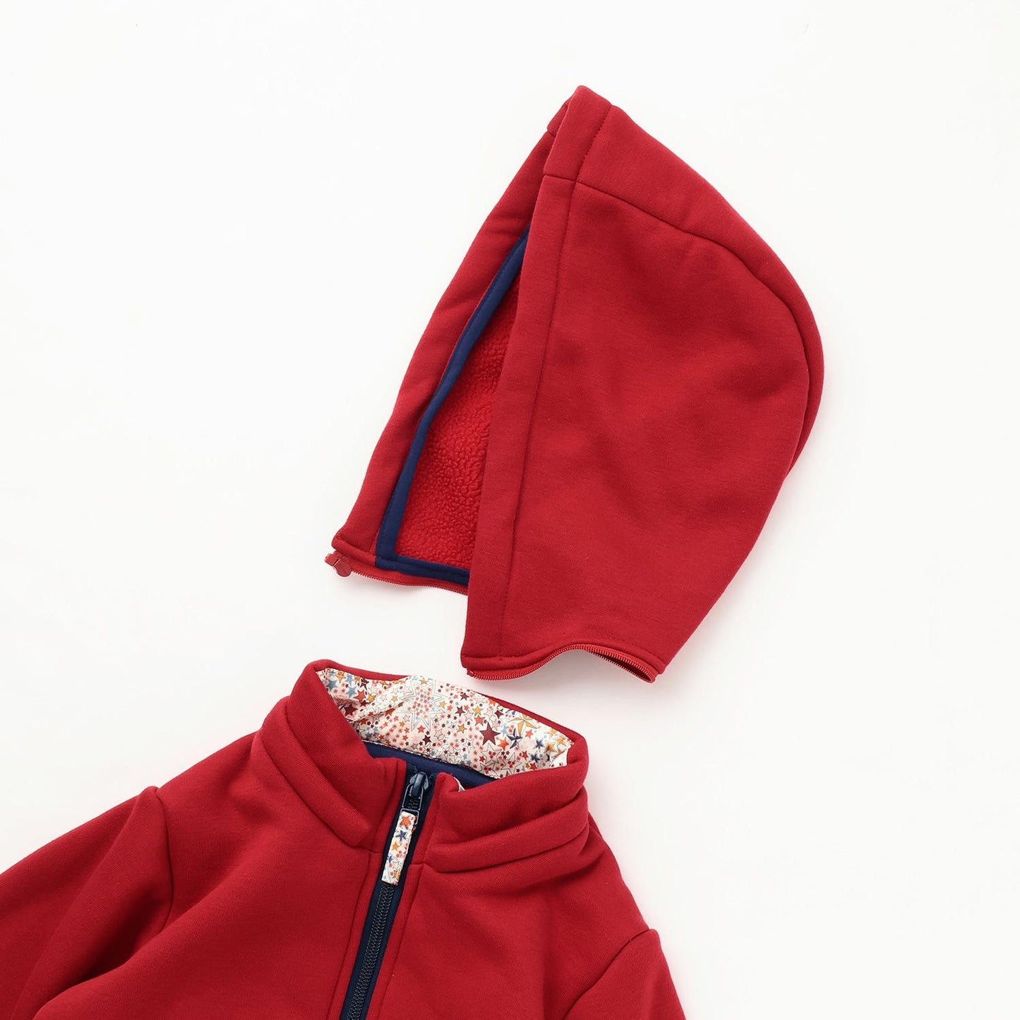 粘合拉鍊連帽衫