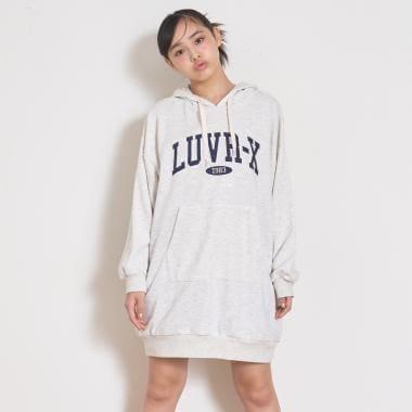 寬鬆連帽衛衣裙