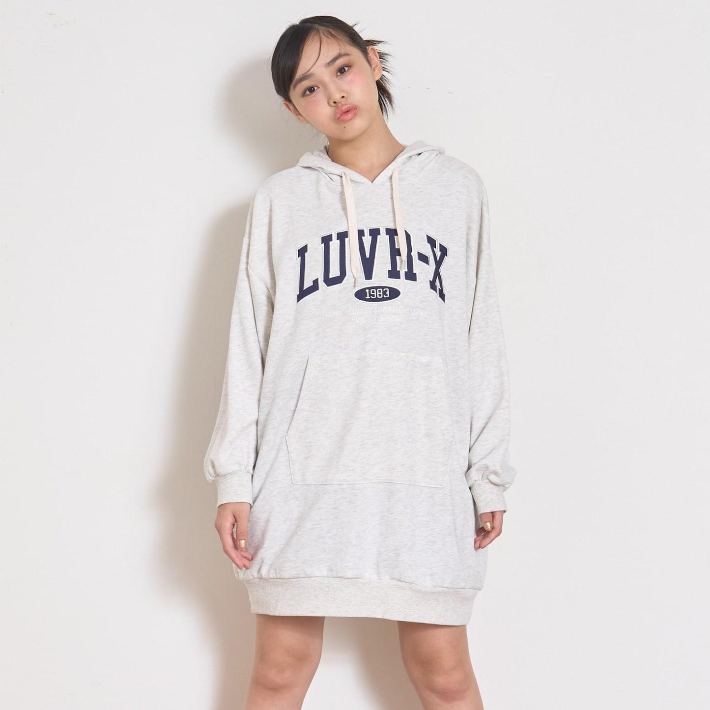 寬鬆連帽衛衣裙