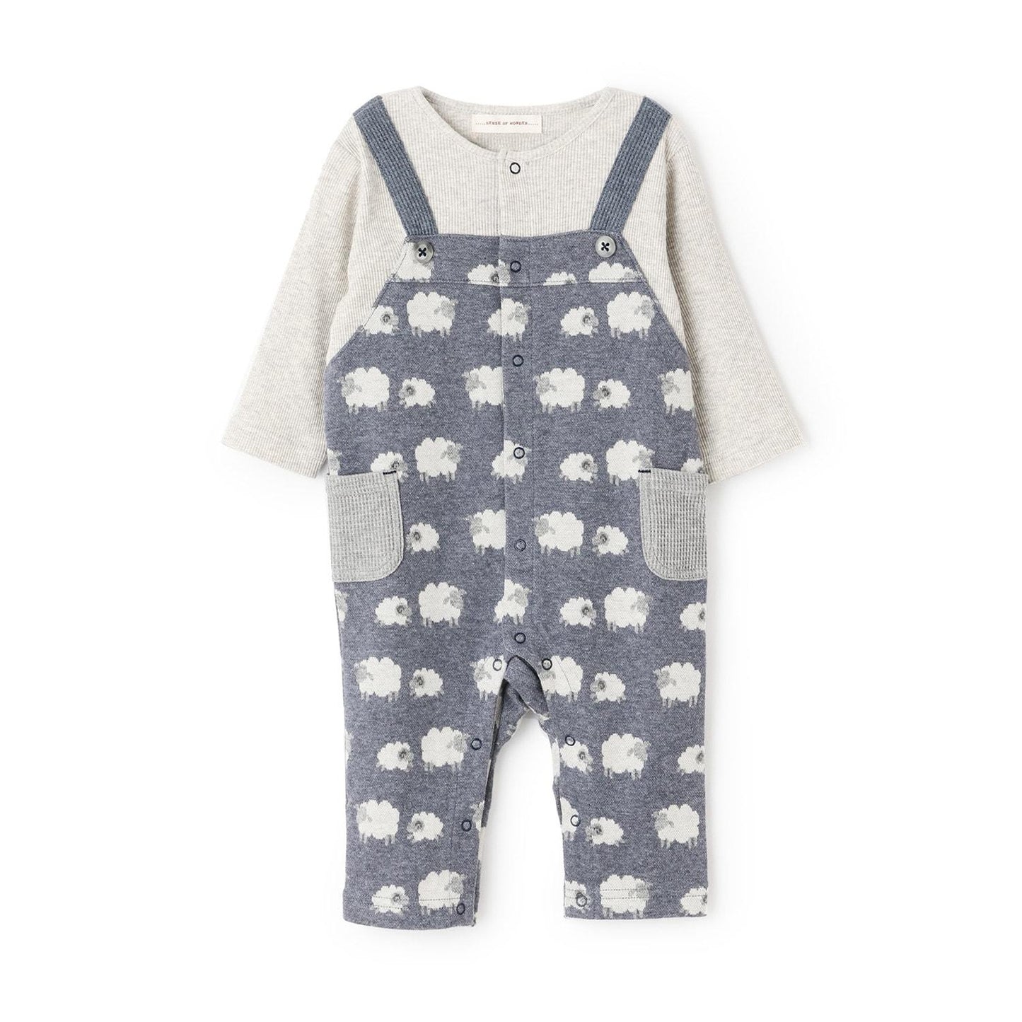 【有機】提花連體衣