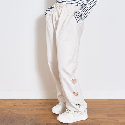 顯眼鏤空圖案長褲