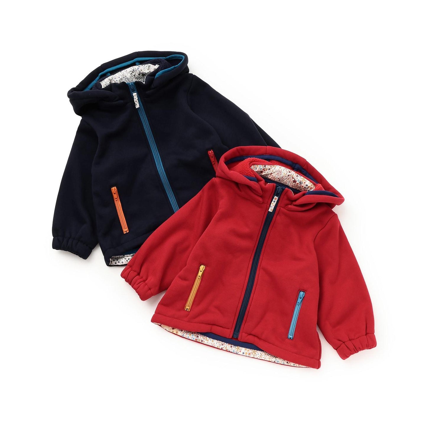 粘合拉鍊連帽衫