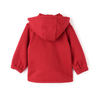 粘合拉鍊連帽衫