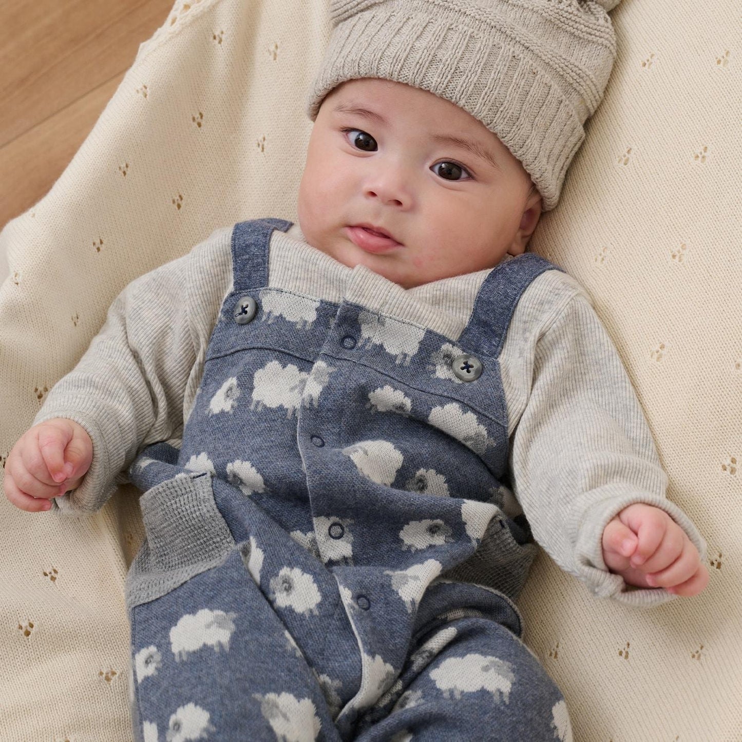 【有機】提花連體衣