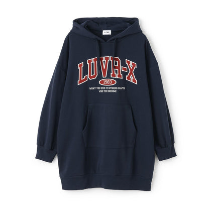 寬鬆連帽衛衣裙