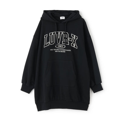 寬鬆連帽衛衣裙