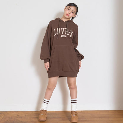 寬鬆連帽衛衣裙