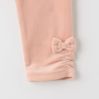 絲滑觸感天鵝絨打底褲