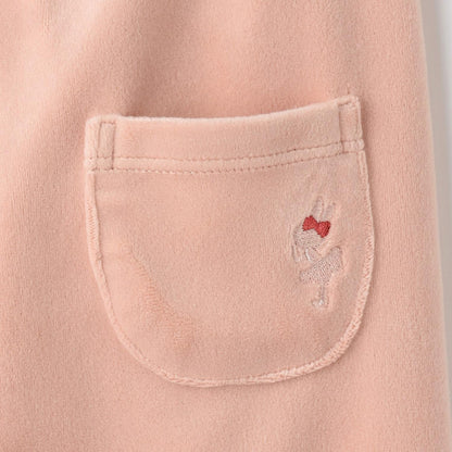 絲滑觸感天鵝絨打底褲