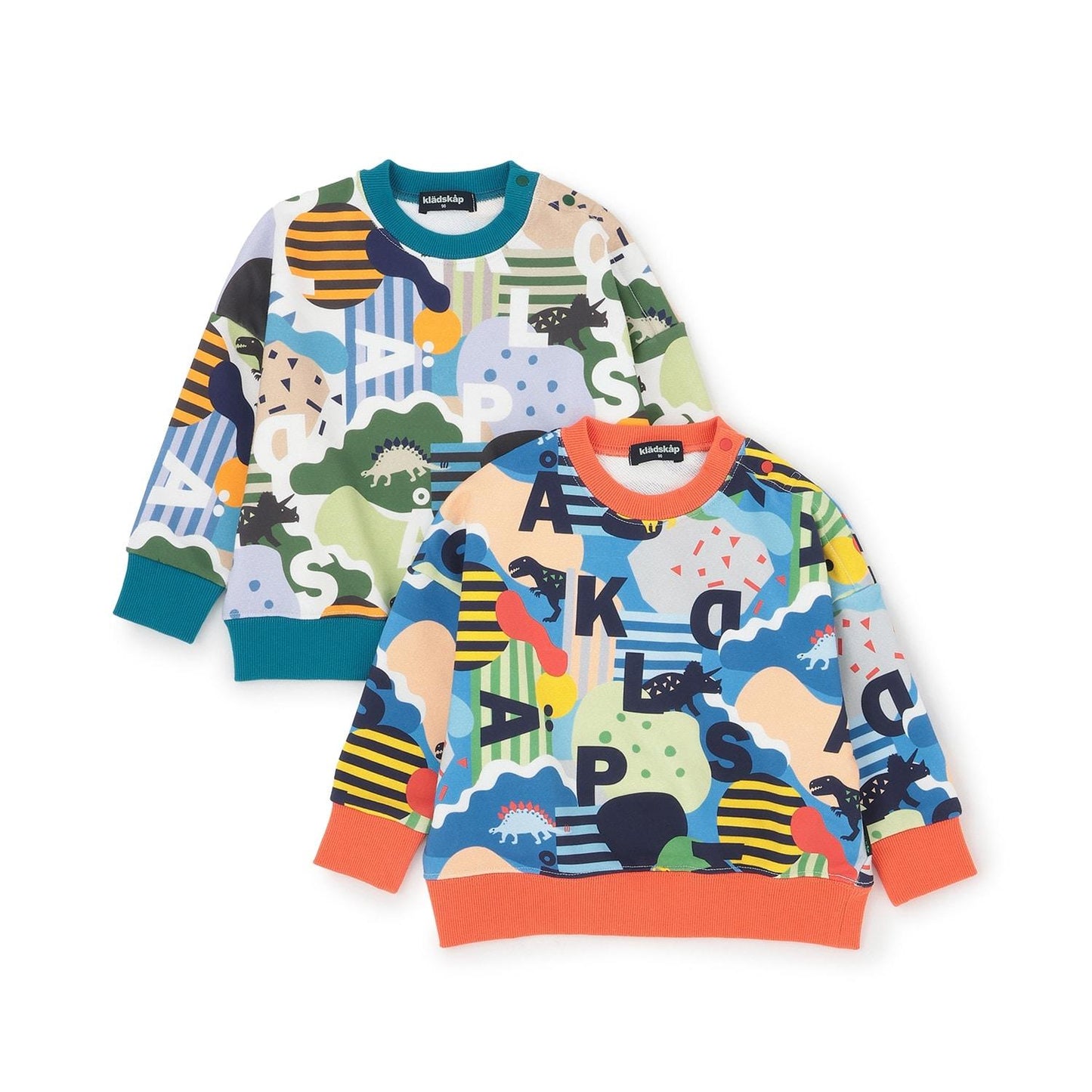 恐龍圖案LOGO印花衛衣