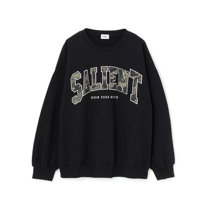 【LTXC】圖案標誌貼布寬鬆衛衣