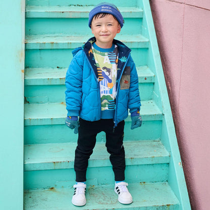 恐龍圖案LOGO印花衛衣