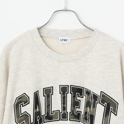 【LTXC】圖案標誌貼布寬鬆衛衣