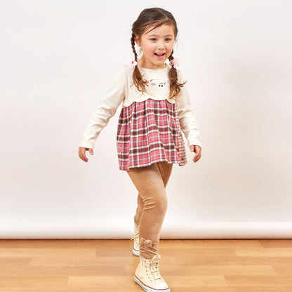 絲滑觸感天鵝絨打底褲