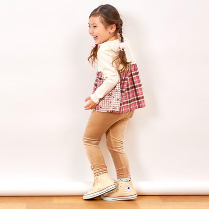 絲滑觸感天鵝絨打底褲