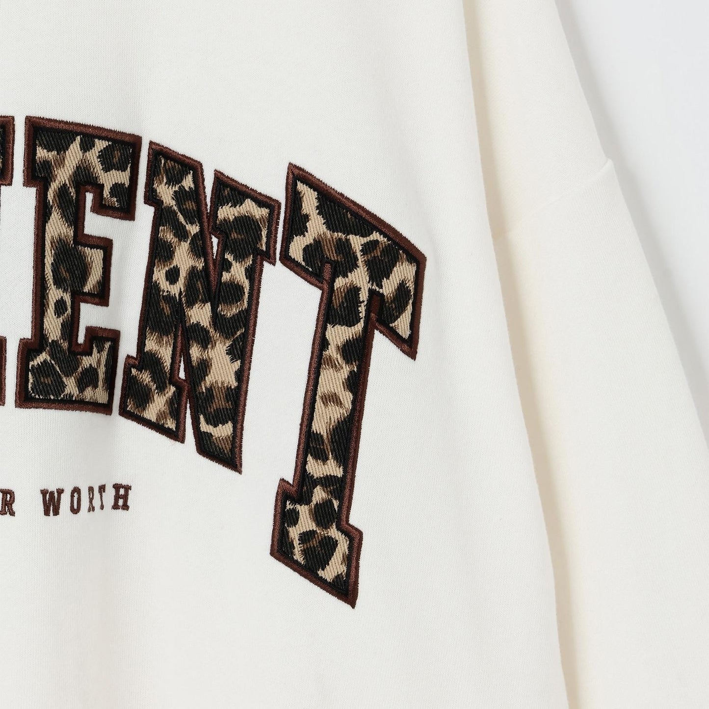 【LTXC】圖案標誌貼布寬鬆衛衣